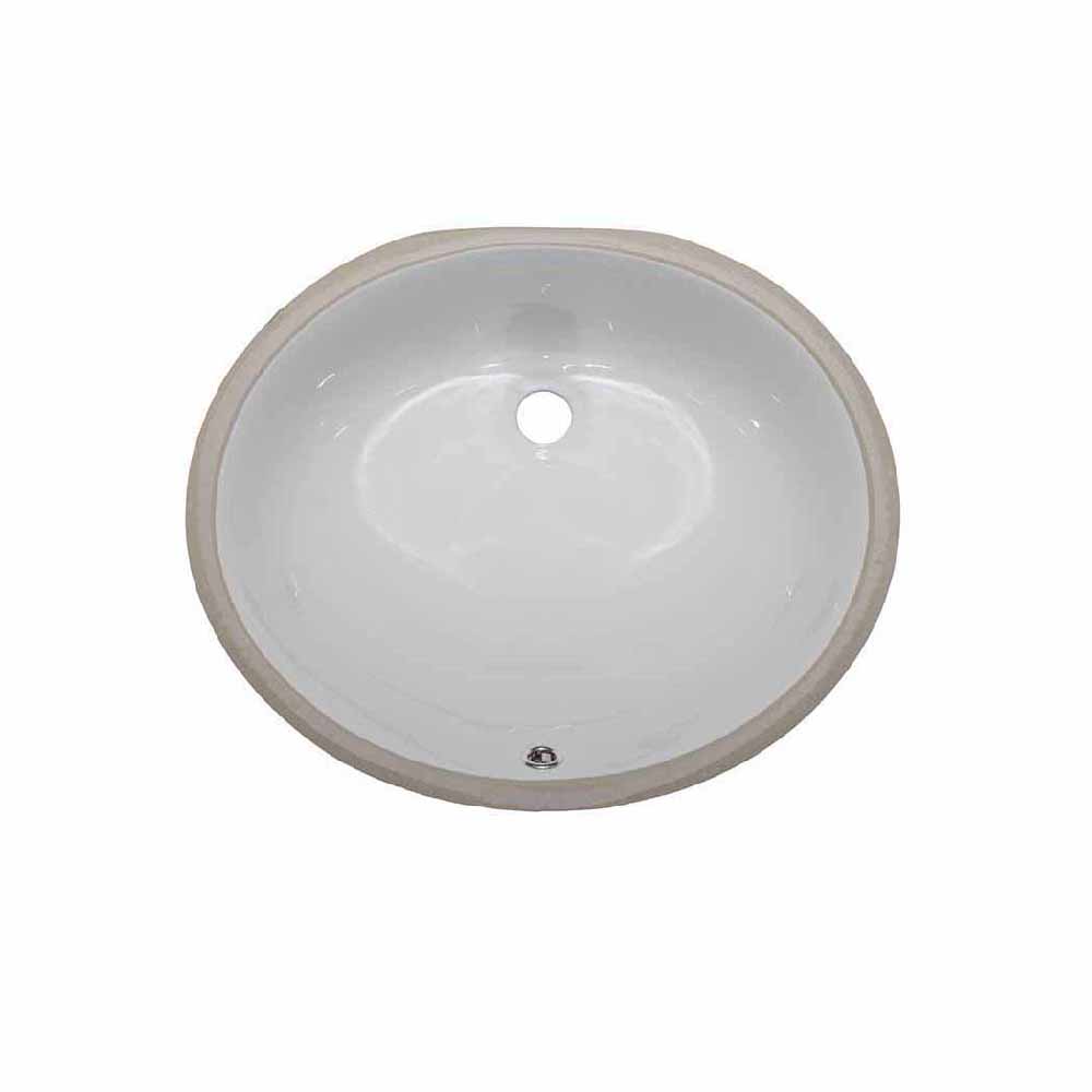 17" Oval Porcelain Sink 1714 Strictly Sinks