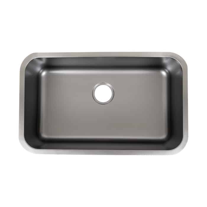 Black Kitchen Sink Single Bowl Basin Undermount Sink+Accessories Stainless  Steel
