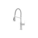 19-1/2" H Micro-Coil Spring Single Handle Pull-Down Kitchen Faucet KF800