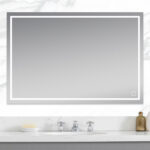 48'' x 32" RECTANGULAR LED MIRROR (Touch Sense) LED4832