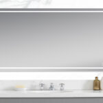 72'' x 32" RECTANGULAR LED MIRROR (Touch Sense)