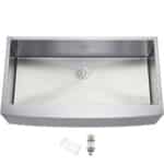 35-3/8" x 22-1/4" x 10" Stainless Steel Farmhouse Apron Single Bowl Kitchen Sink | SA3621