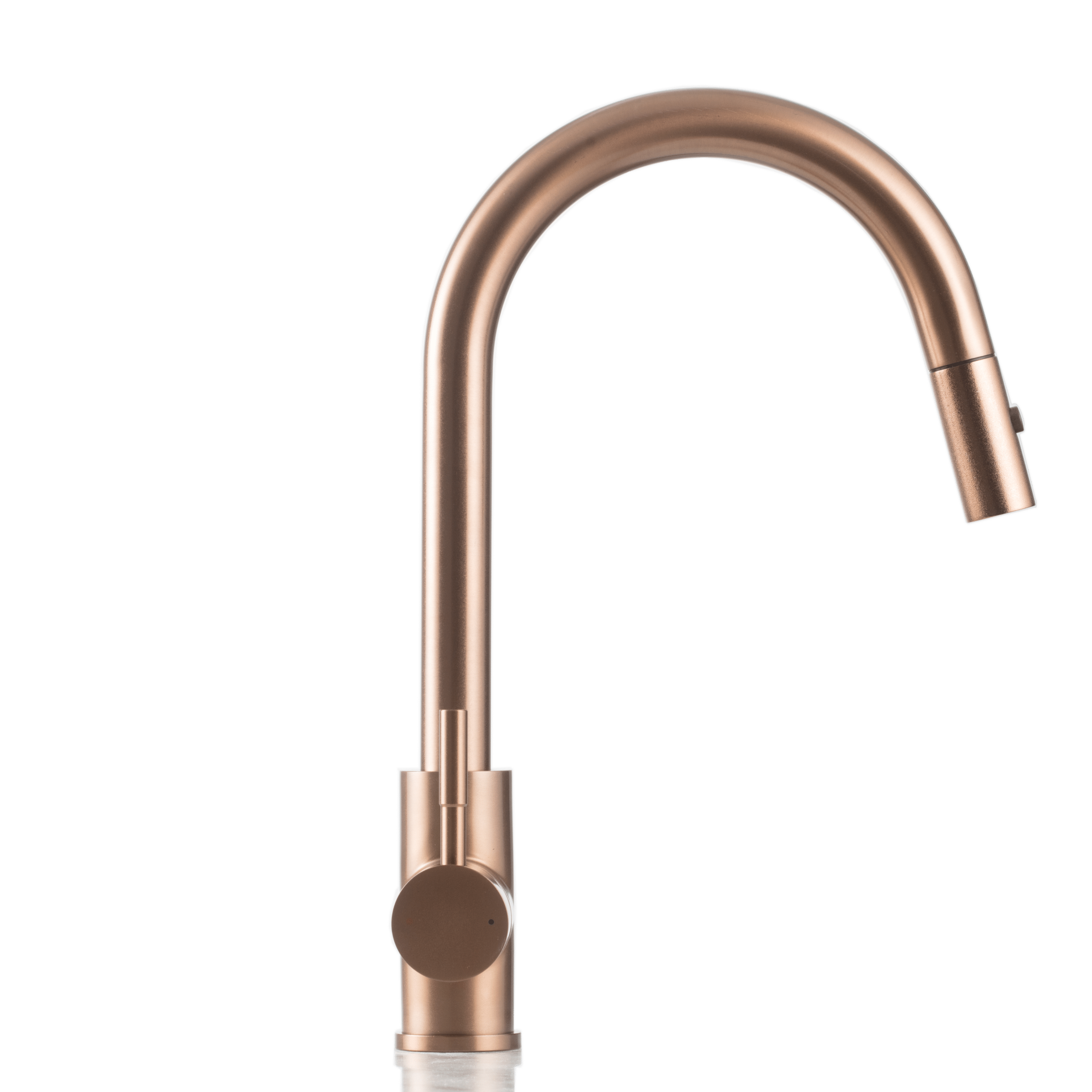 Copper Goose Neck Pull Down Kitchen Faucet Kf1400c Strictly Kitchen And Bath