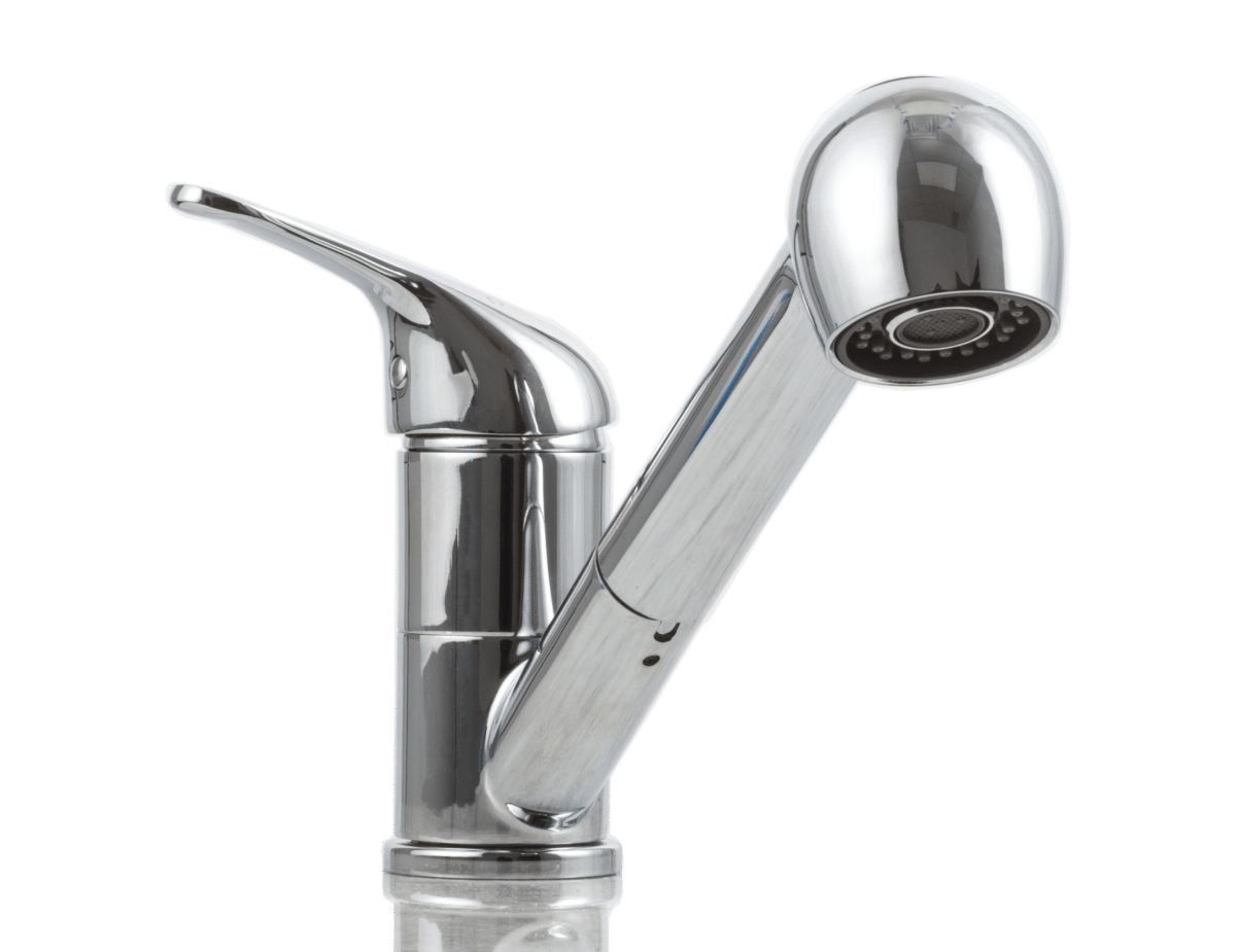 Polished Chrome PullOut Kitchen and Laundry Faucet KF1900CH