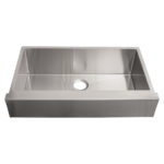 6.5" Retro-Fit Straight Front Single Bowl Stainless Steel Apron Farmhouse Kitchen Sinks - SAP3522