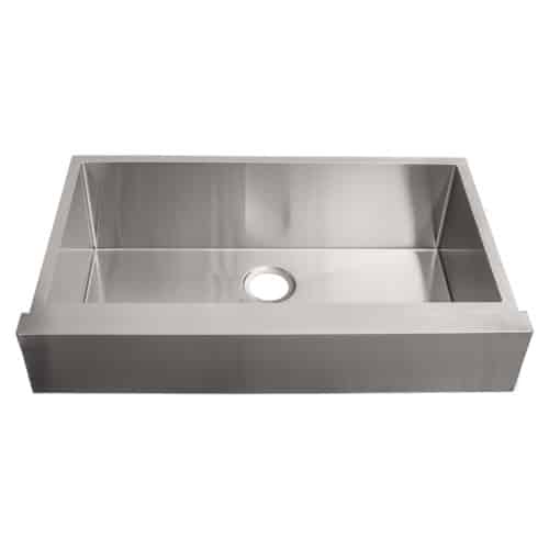 Semi-Recessed Apron-Front Kitchen Sink with Towel Bar - Strictly Sinks