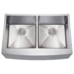 36” Stainless Steel Double Bowl Farmhouse Apron Kitchen Sink - SA5050