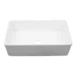 30” White Single Bowl Fireclay Farmhouse Apron Sink (FA3018-W)