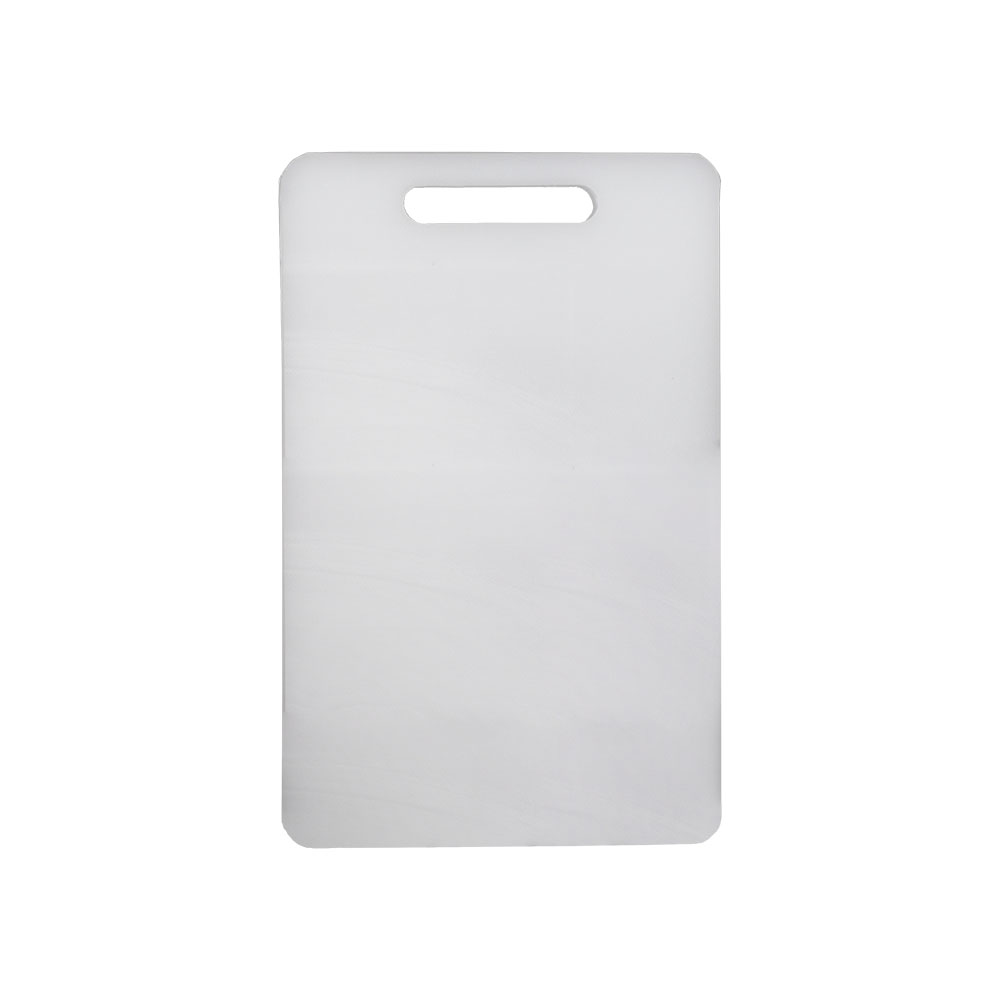 Rectangular White Plastic Cutting Board - 6 x 10