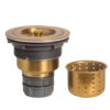 Gold Stainless Strainer Drain