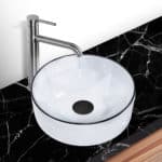 Round Porcelain Luxury Vessel Sink LV200