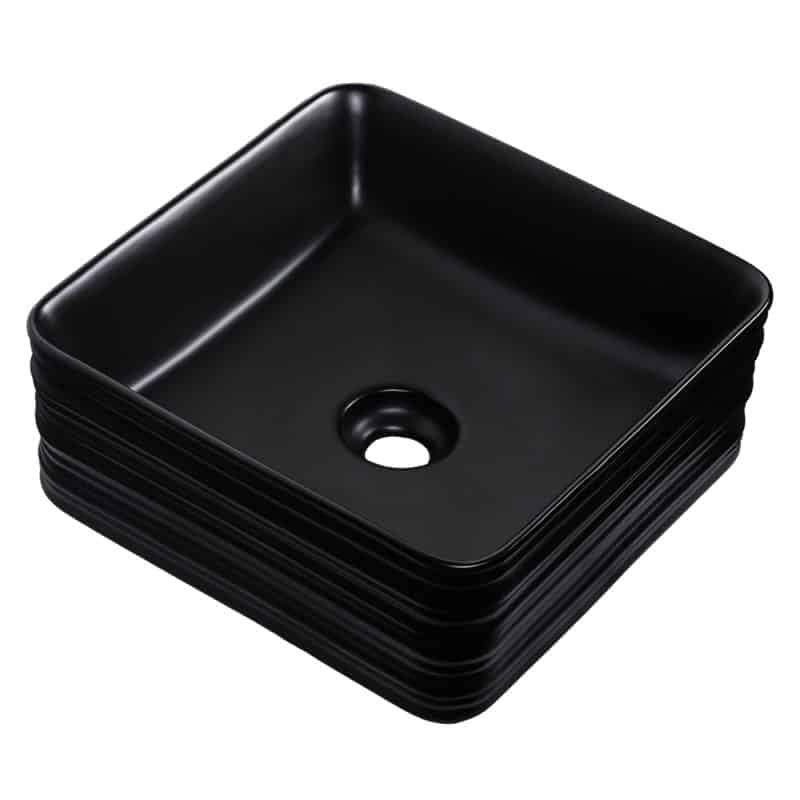 Matte Black Luxury Vessel Sink LV400 Strictly Kitchen & Bath
