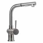 12-1/2" H Brushed Nickel Single Handle Pull-Out Kitchen and Bar Faucet KF710-BN