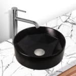 Round Porcelain Luxury Vessel Sink LV100