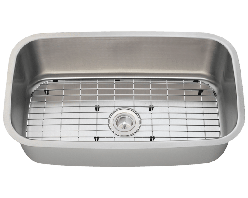 311/2" x 183/4" Stainless Steel Undermount Single Bowl Kitchen Sink