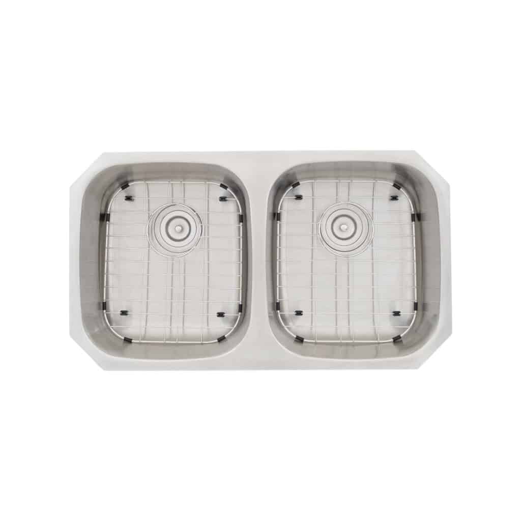 ADA Compliant Stainless Steel Double Bowl Kitchen Sink