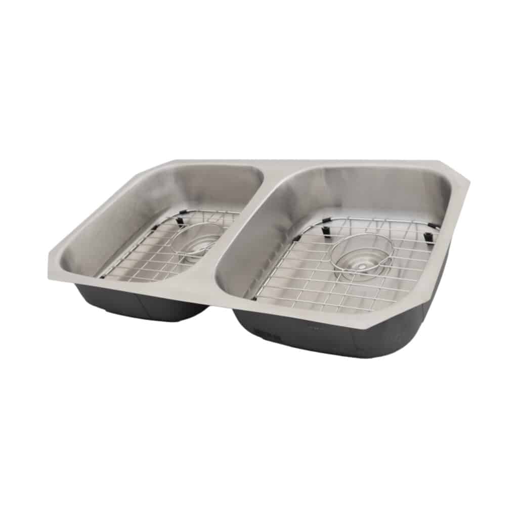 ADA Compliant Stainless Steel Double Bowl Kitchen Sink