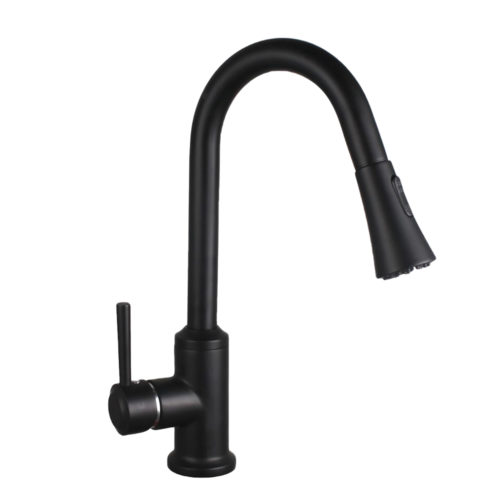 Kitchen Bath Collection KS-KFA07 Stainless Steel Spring Pull Down Kitchen Faucet 