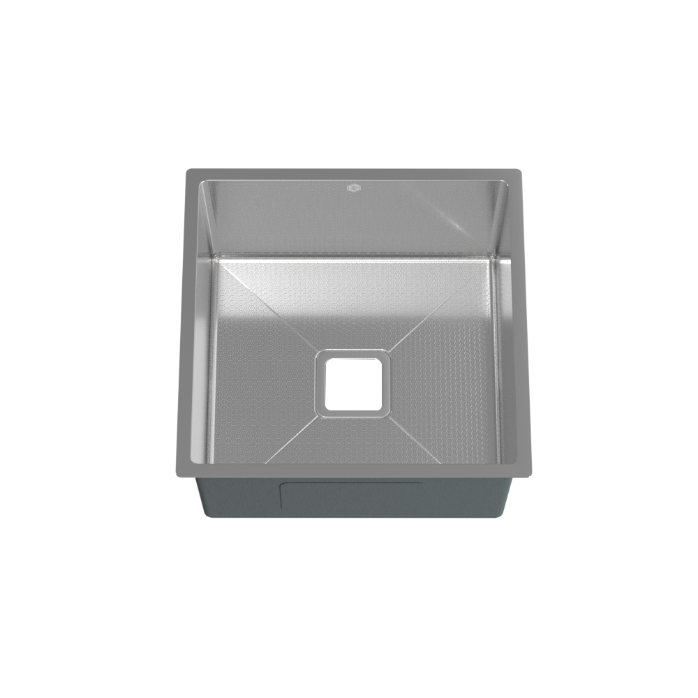 18" x 18" x 9" Stainless Steel Undermount Single Bowl 16 Gauge Bar and Prep Sink - (RB1818S) - Image 8