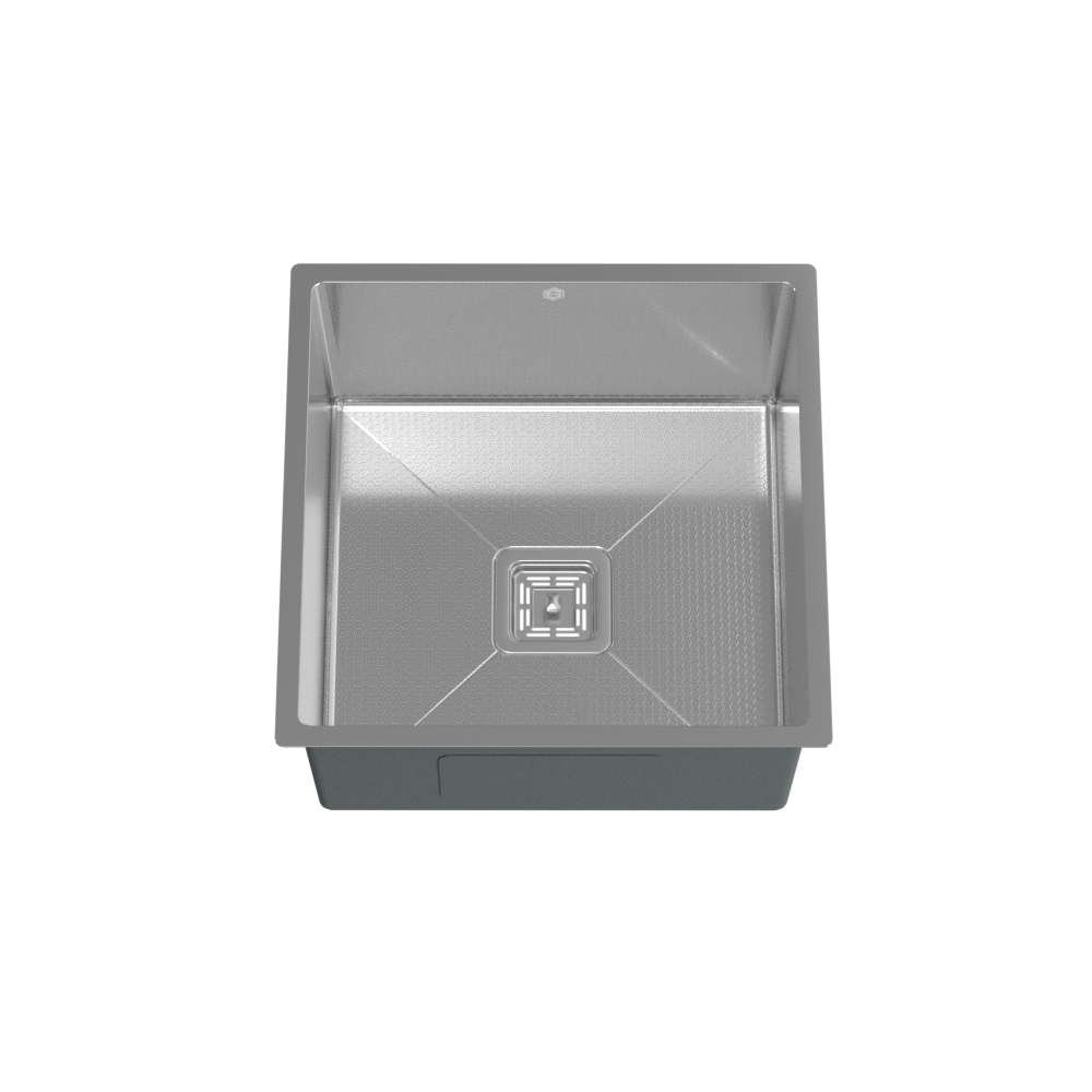 18" x 18" x 9" Stainless Steel Undermount Single Bowl 16 Gauge Bar and Prep Sink - (RB1818S) - Image 7