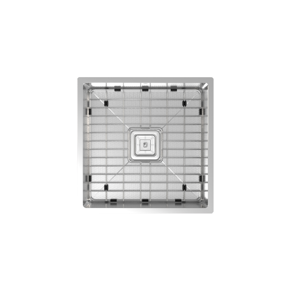 18" x 18" x 9" Stainless Steel Undermount Single Bowl 16 Gauge Bar and Prep Sink - (RB1818S) - Image 10