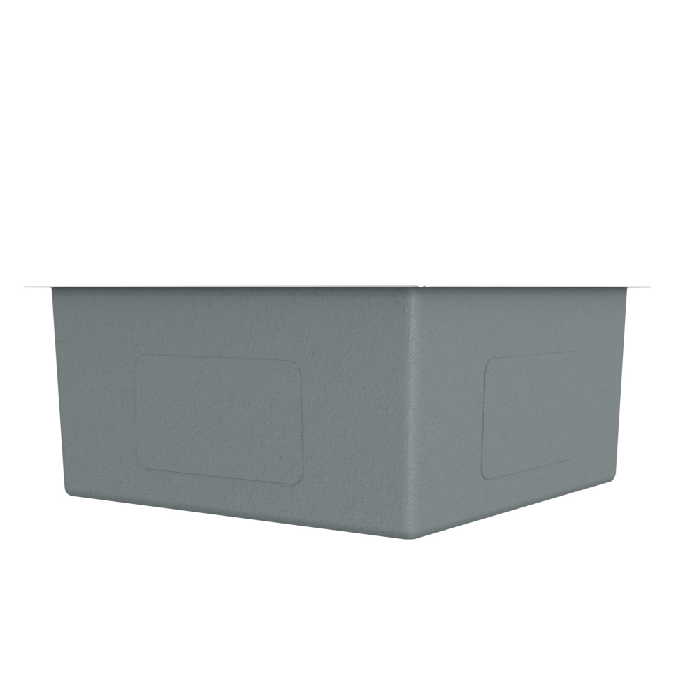18" x 18" x 9" Stainless Steel Undermount Single Bowl 16 Gauge Bar and Prep Sink - (RB1818S) - Image 11