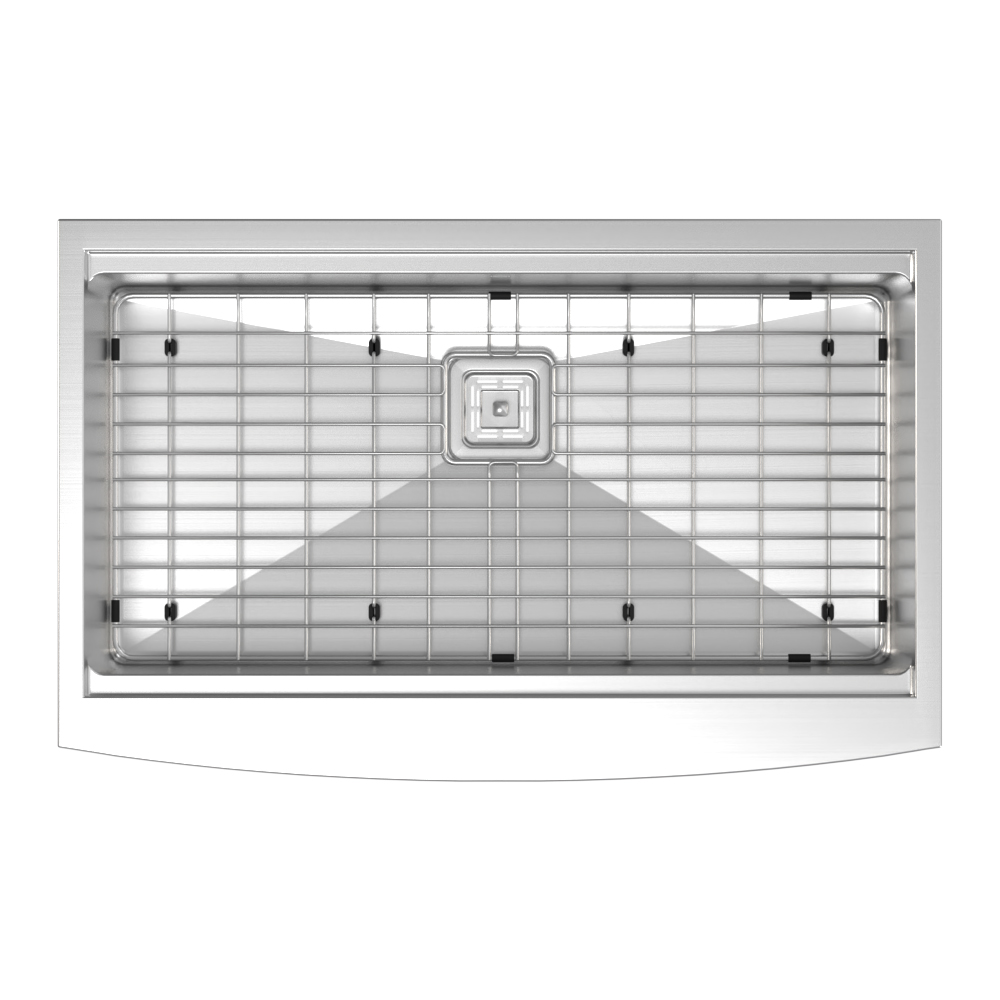 33″ x 21″ x 10″ Stainless Steel Apron Single Bowl Workstation 16 Gauge 1/2″ Radius Kitchen Sink - (SA3321WS) - Image 8