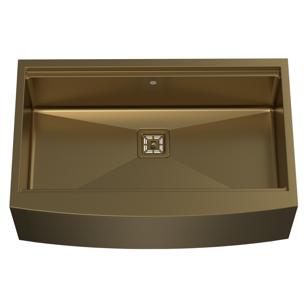 33″ x 21″ x 10″ Stainless Steel Apron Single Bowl Workstation 16 Gauge 1/2″ Radius Kitchen Sink - (SA3321WS) - Image 16