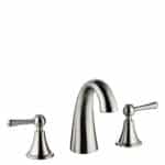 6-5/8" H Two-Handle Widespread Bathroom Faucet with Pop-Up Drain Assembly | BTF200