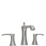 6-3/8" H Two-Handle Widespread Bathroom Faucet with Pop-Up Drain Assembly | BTF510