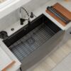 33″ x 21″ x 10″ Stainless Steel Apron Single Bowl Workstation 16 Gauge 1/2″ Radius Kitchen Sink - (SA3321WS) - Thumbnail Image 21