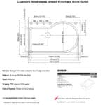 Custom Stainless Steel Grid K-5988 | Arakaki