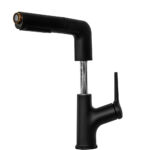 9-3/4" H Single-Handle Bathroom/Bar Faucet with Pull-Out Sprayer, Extendable Base, and Pop-Up Drain Assembly | BF1000