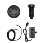 Universal Dual Outlet Air Switch Control Box with Push Button Kit for Garbage Disposals - DOASCB