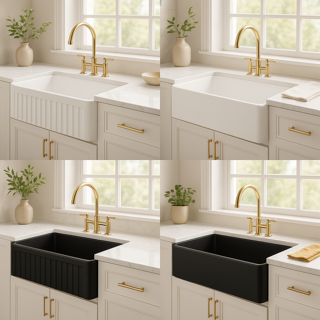 FA3320 Lifestyle Fluted or Smooth White or Black