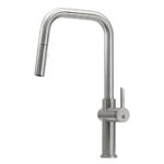 16-5/8" H U-Spout Modern Single Handle Pull-Down Kitchen Faucet KF2200