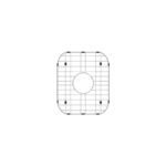 9-1/8" x 11-3/4" x 1" Stainless Steel Sink Grid for D15