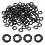 10 Pack #107 Nitrile O-rings, 7/32" ID, 13/32" OD, 13/32" Width, Black