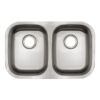 29-3/4" x 18" x 9" Stainless Steel Undermount Double Bowl Kitchen Sink with Off-Center Drains - (D285050) - Thumbnail Image 5
